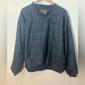 Forresters Outerwear Mens Tartan Plaid Pull Over Jacket Sz. XL - Read